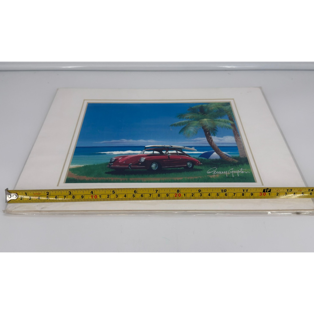 Penny Gupton Life Is Good Watercolor Print Signed 2000 Matted 14x11 W/Certificat - Picture 6 of 9